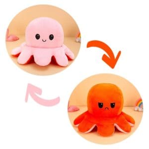 Reversible / Flip Octopus Plush Toy