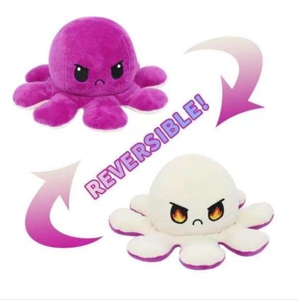 Reversible / Flip Octopus Plush Toy