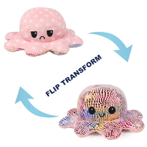 Reversible / Flip Octopus Plush Toy