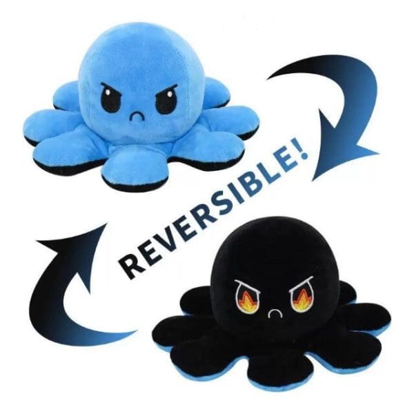 Reversible / Flip Octopus Plush Toy
