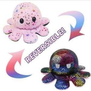 Reversible / Flip Octopus Plush Toy
