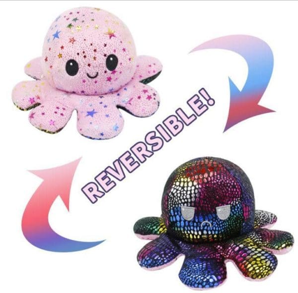 Reversible / Flip Octopus Plush Toy