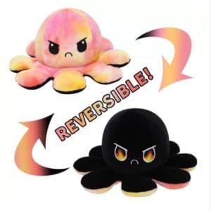 Reversible / Flip Octopus Plush Toy